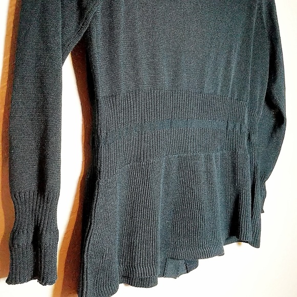 Cabi black button down cardigan size medium - Picture 3 of 8